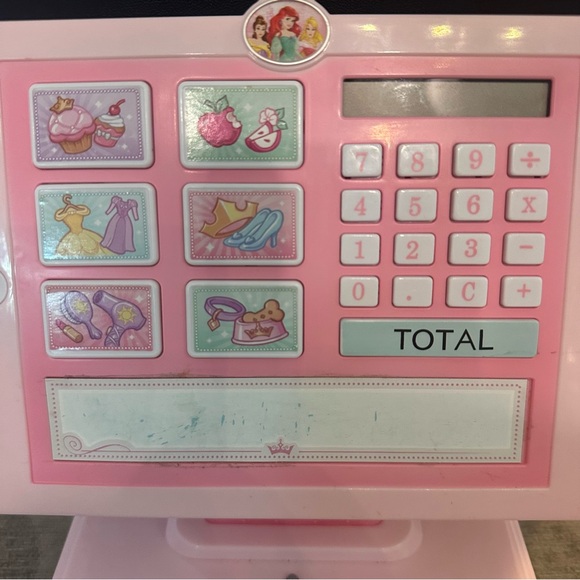 Disney Princess Style Collection Shop 'N Play Cash Register w Sounds & Phrases - Picture 3 of 8